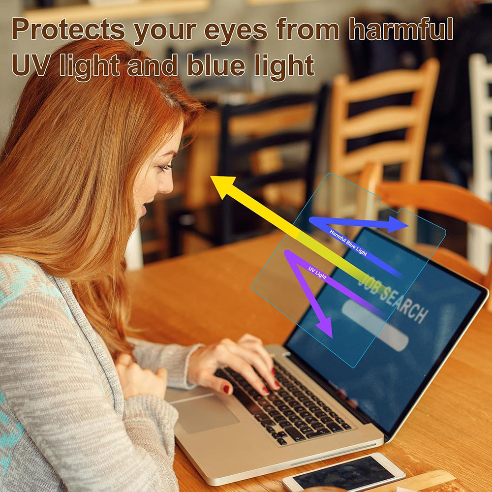 Techsuit VisionProX Anti Blue Light Screen Protector for Apple MacBook Air 13inch (2024), Plastic