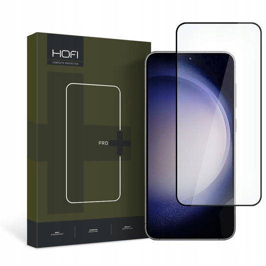 Προστατευτική Μεμβράνη Οθόνης HOFI PRO+ για Samsung Galaxy S23 S911, Ενισχυμένο Γυαλί, Πλήρης Κόλληση, Μαύρη