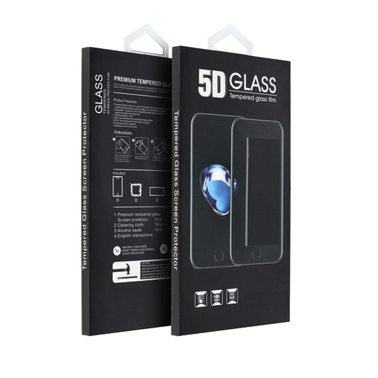 Προστατευτική μεμβράνη οθόνης OEM για Huawei P20 Lite, ασφαλισμένο γυαλί, πλήρης κόλλα, 5D, μαύρο