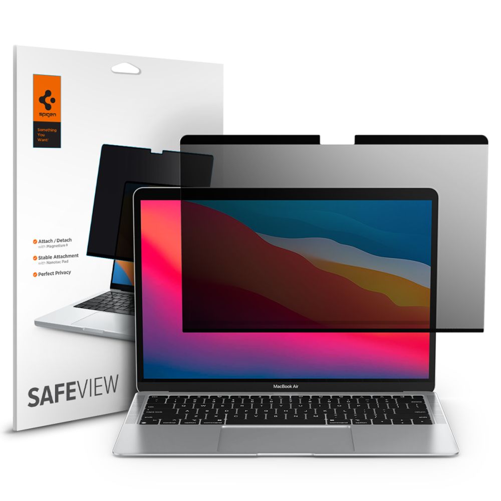 Φιλμ Προστασίας Ιδιωτικότητας Spigen Safe View Magnetic για Apple MacBook Air 13inch (2026) / (2025) / (2024) / (2022), Πλαστικό AFL06253