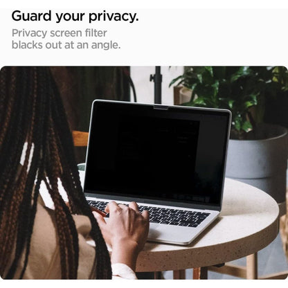 Προστατευτική Μεμβράνη Οθόνης Privacy Spigen Safe View Magnetic για Apple MacBook Pro 14inch (2026) / (2025) / (2024) / (2023) / (2022) / (2021), Πλαστικό
