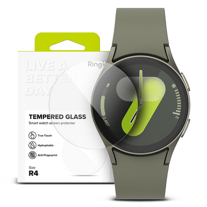 Ringke R4 Protective Film for Samsung Galaxy Watch7 40mm, Set of 4 pieces, Tempered Glass