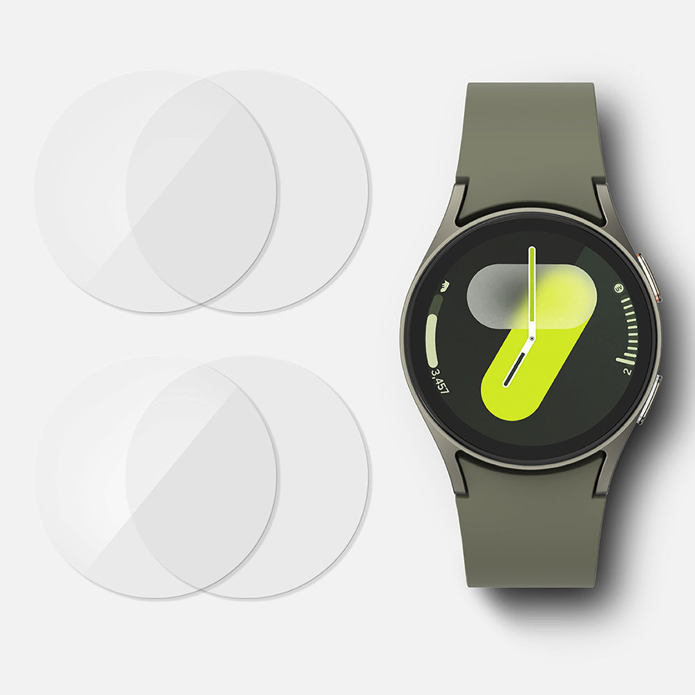Ringke R4 Protective Film for Samsung Galaxy Watch7 40mm, Set of 4 pieces, Tempered Glass