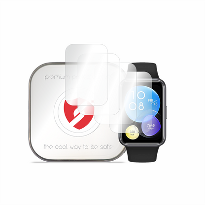 Smart Protection Premium Classic Screen Protector for Huawei Watch Fit 2, Set of 4 pieces, Plastic