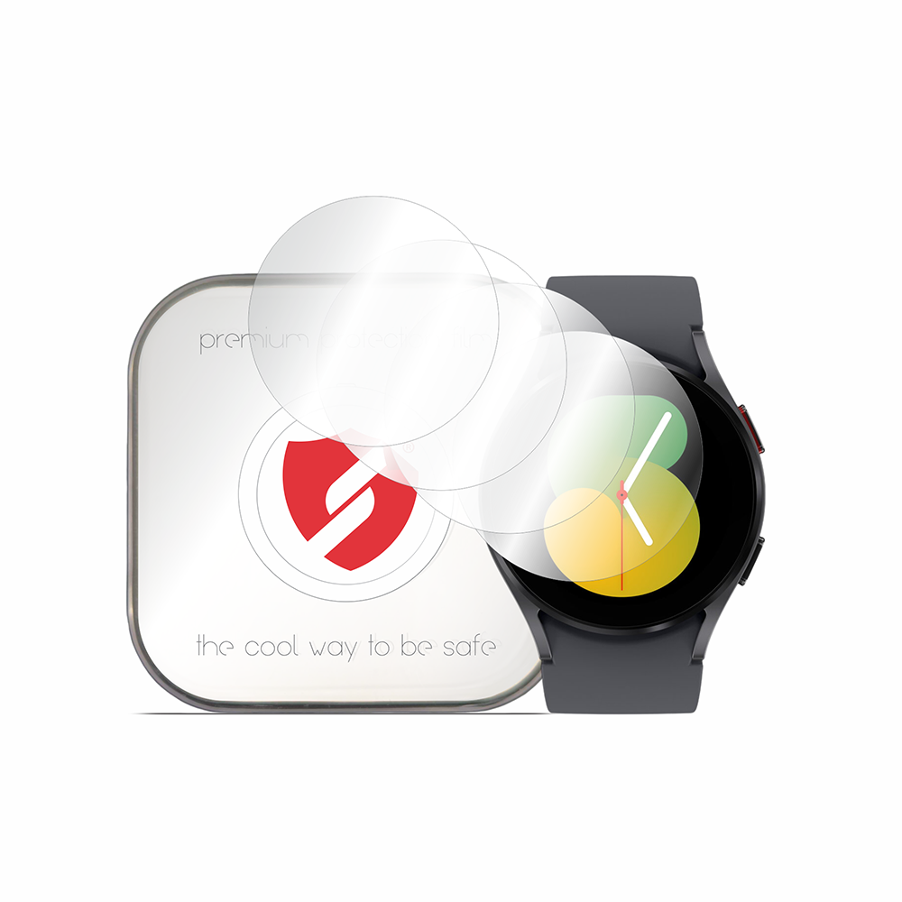 Smart Protection Premium Classic Screen Protector Film for Samsung Galaxy Watch5 44mm, Set of 4 pieces, Plastic