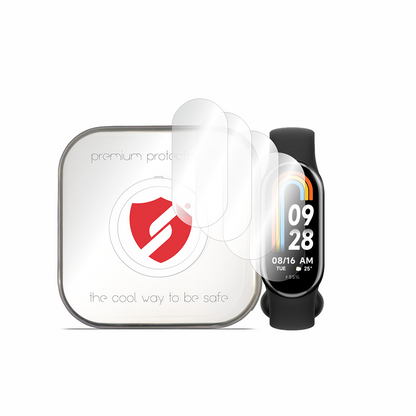 Smart Protection Premium Classic Screen Protector for Xiaomi Smart Band 9 / Band 8, Set of 4 pieces, Plastic