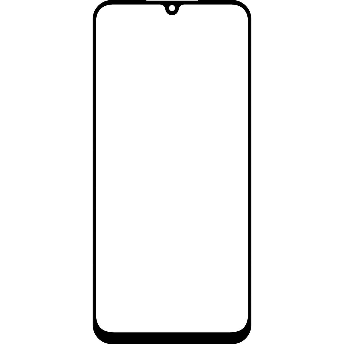Screen Glass + OCA Forward Shield for Samsung Galaxy A25 A256, Black