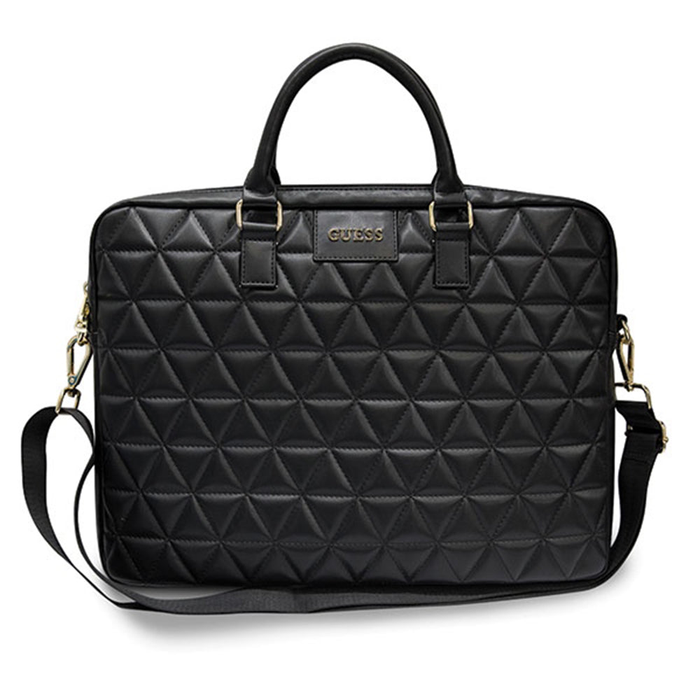 Τσάντα Guess Quilted για Laptop 15inch, Μαύρη