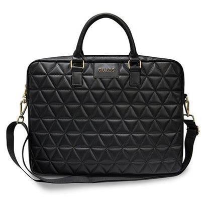 Τσάντα Guess Quilted για Laptop 15inch, Μαύρη