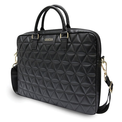 Τσάντα Guess Quilted για Laptop 15inch, Μαύρη