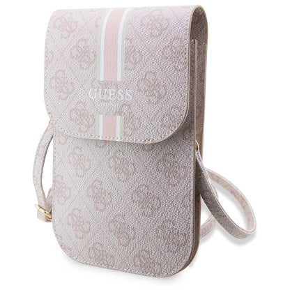 Τσάντα Παγκόσμια για Τηλέφωνο, Guess, 4G Stripes, Ροζ