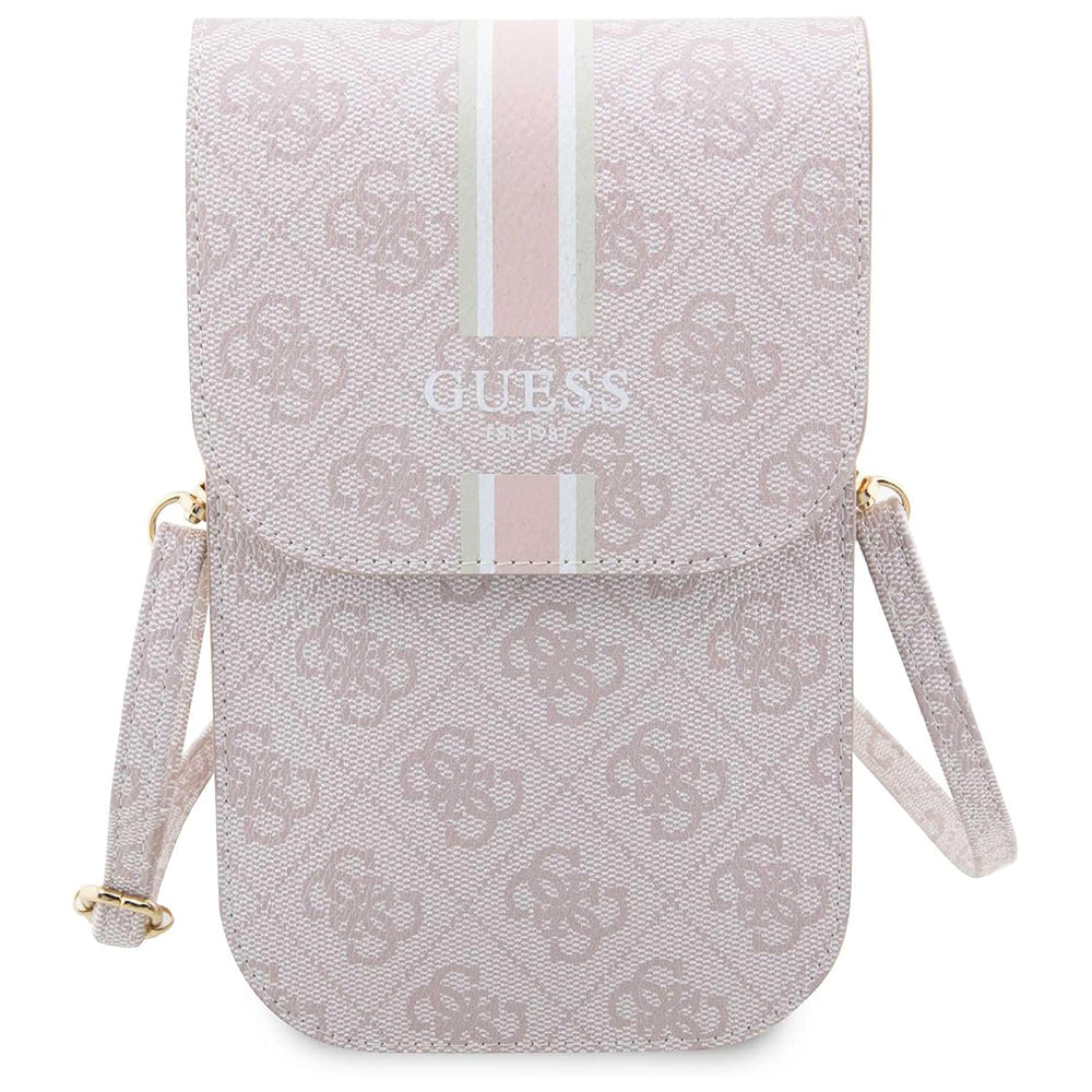 Τσάντα Παγκόσμια για Τηλέφωνο, Guess, 4G Stripes, Ροζ