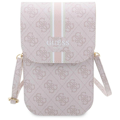 Τσάντα Παγκόσμια για Τηλέφωνο, Guess, 4G Stripes, Ροζ