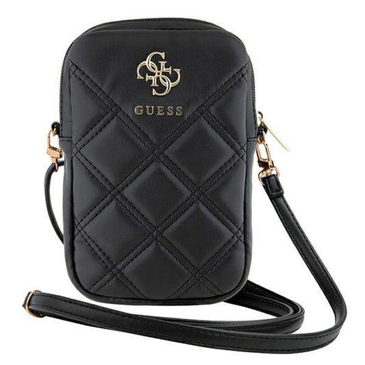 Universal Phone Bag, Guess, Quilted 4G, Black