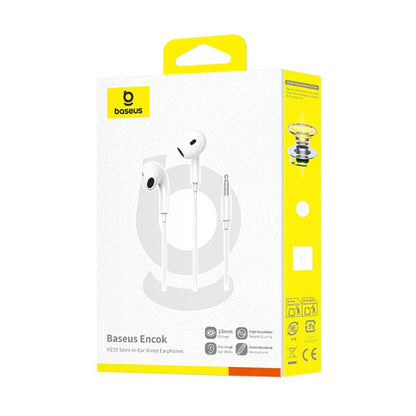 Handsfree 3.5mm Baseus Encok HZ19, Λευκό A00182301213-00