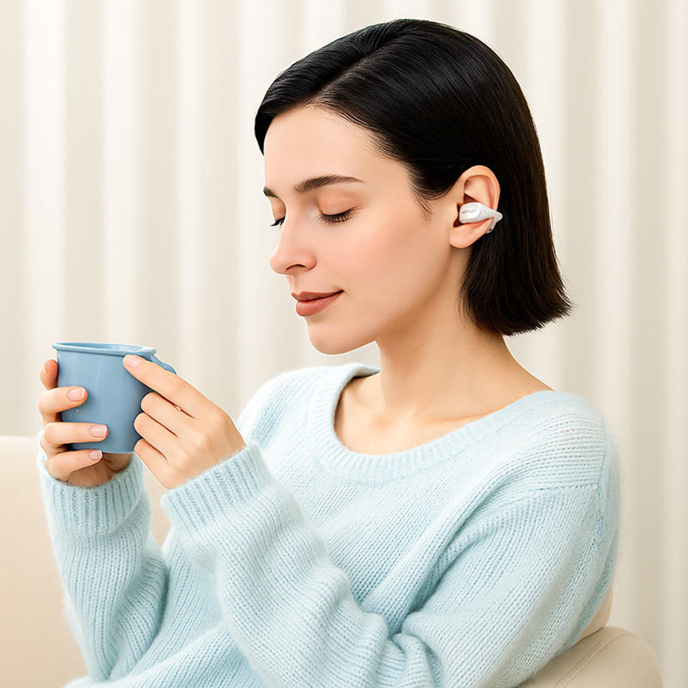 Handsfree Bluetooth Acefast Aceclip Pro, TWS, Μαύρο