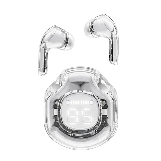 Handsfree Bluetooth Acefast T8, TWS, Λευκό