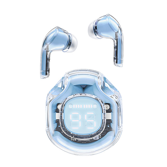 Handsfree Bluetooth Acefast T8, TWS, Μπλε