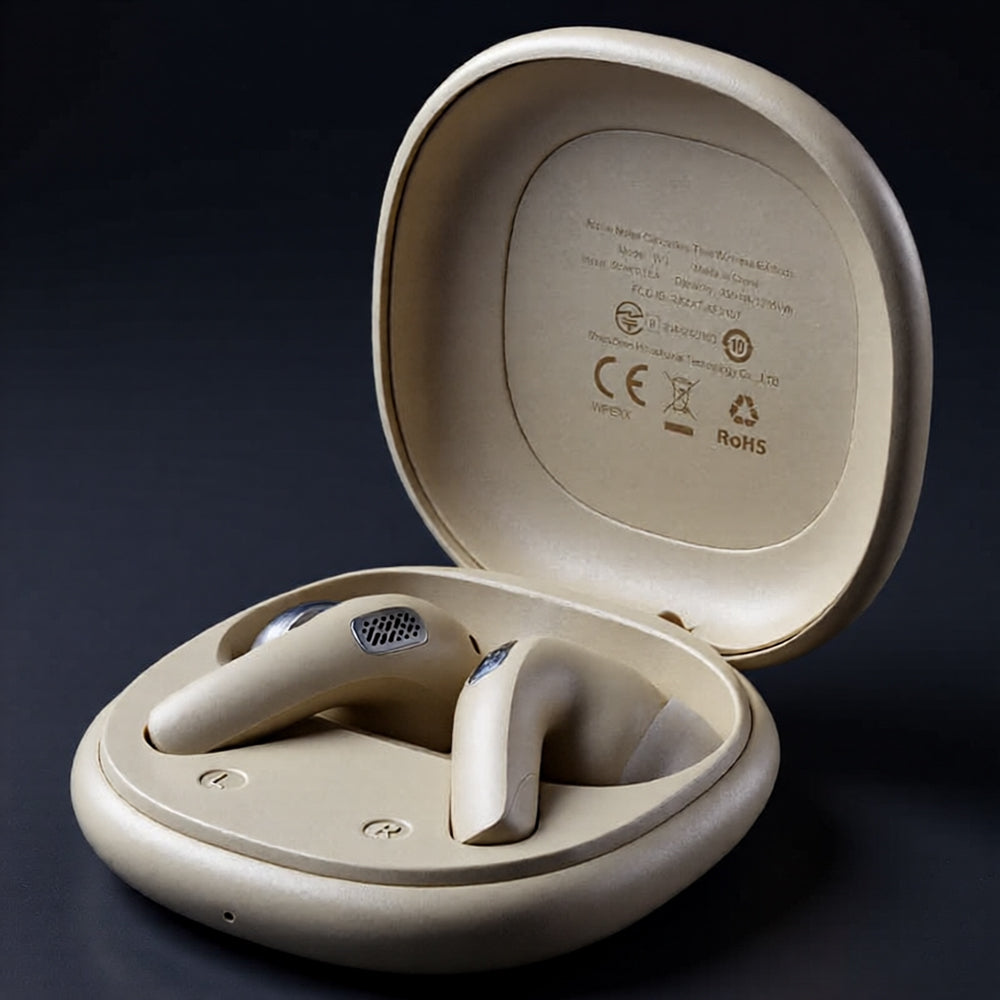 Acefast W3 Bluetooth Handsfree, TWS, ANC, Khaki