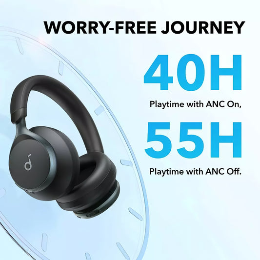 Handsfree Bluetooth Anker SoundCore Space One, MultiPoint, A2DP, ANC, Black A3035G11