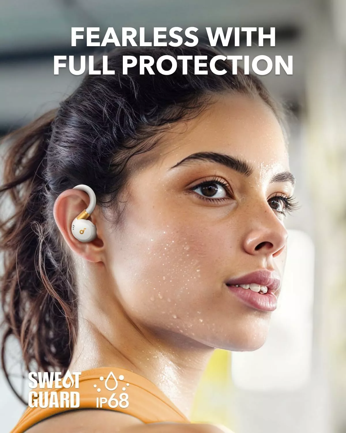 Ασύρματα ακουστικά Bluetooth Anker Soundcore Sport X20, TWS, ANC, Λευκό A3968G21