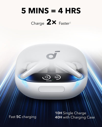 Bluetooth Handsfree Anker SoundCore Liberty 4 Pro, TWS, ANC, White A3954G21