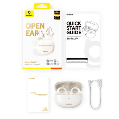 Handsfree Bluetooth Baseus Bowie MC1, TWS, White A00083501226-00