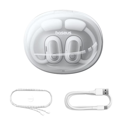 Handsfree Bluetooth Baseus Eli Sport 1, TWS, Λευκό A00064400221-00