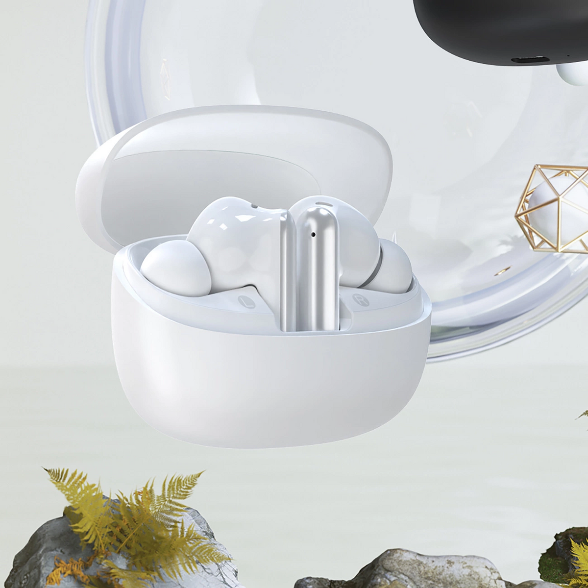 Ακουστικά Bluetooth Dudao U21, TWS, ANC, Λευκό