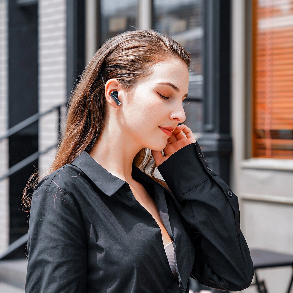 Ασύρματα ακουστικά Bluetooth Dudao U8, TWS, Μαύρο