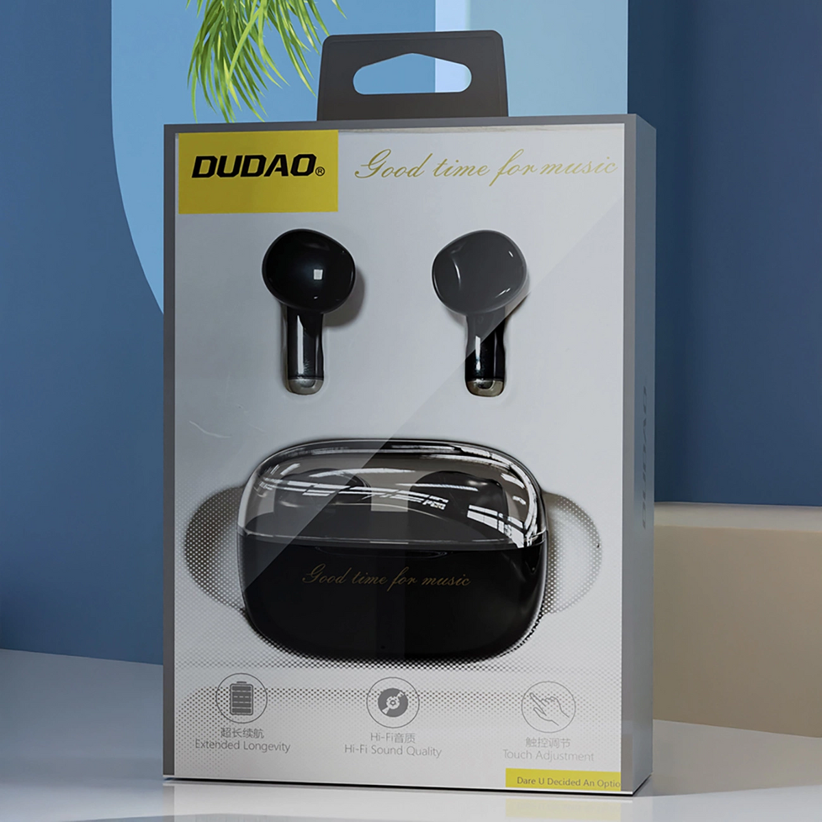 Ασύρματα ακουστικά Bluetooth Dudao U8, TWS, Μαύρο