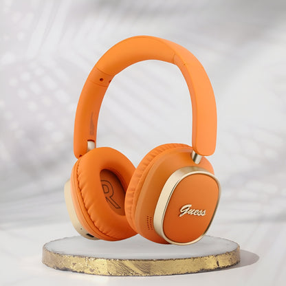 Handsfree Bluetooth Guess Rectangle Metal Script, A2DP, Πορτοκαλί