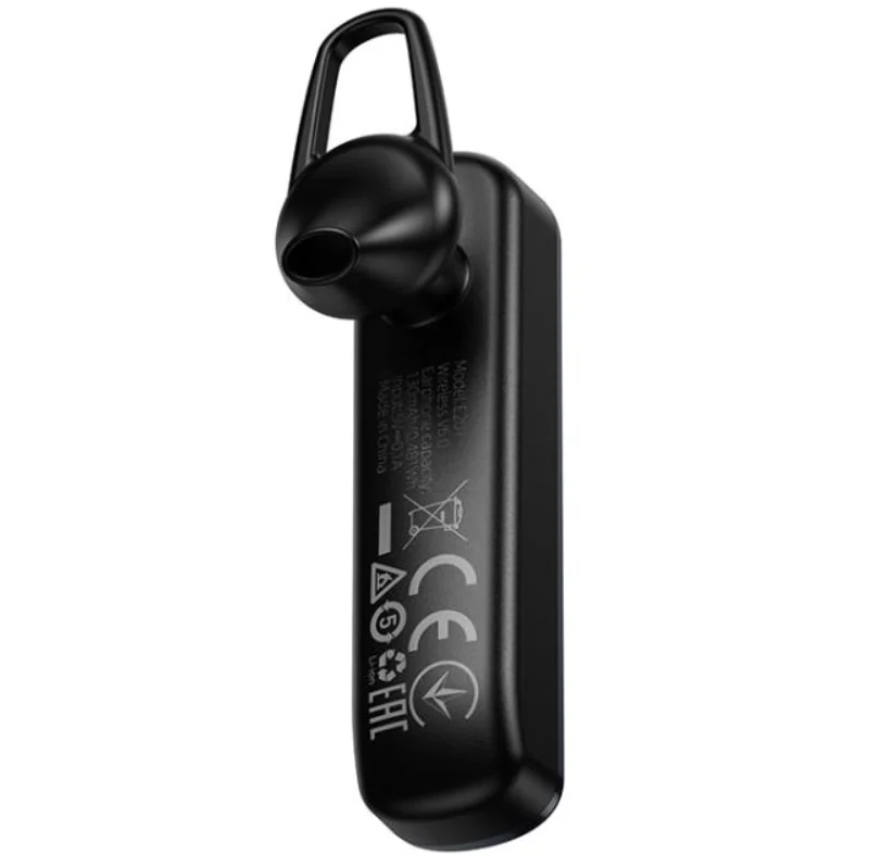 Bluetooth handsfree HOCO E201, A2DP, Μαύρο