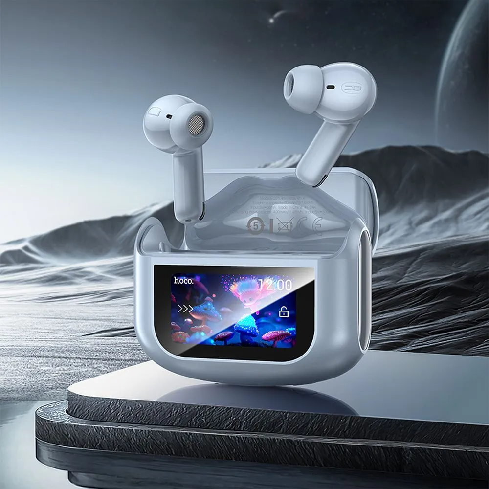 Handsfree Bluetooth HOCO EQ21, TWS, ANC, Μπλε