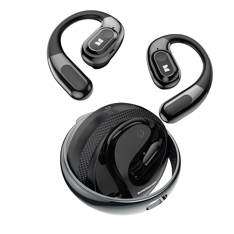 Handsfree Bluetooth Monster AC330 AI Translation, TWS, Black