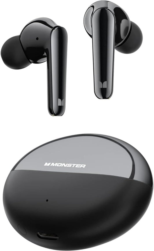 Ασύρματα ακουστικά Bluetooth Monster N-Lite 203 AirLinks, TWS, Μαύρο