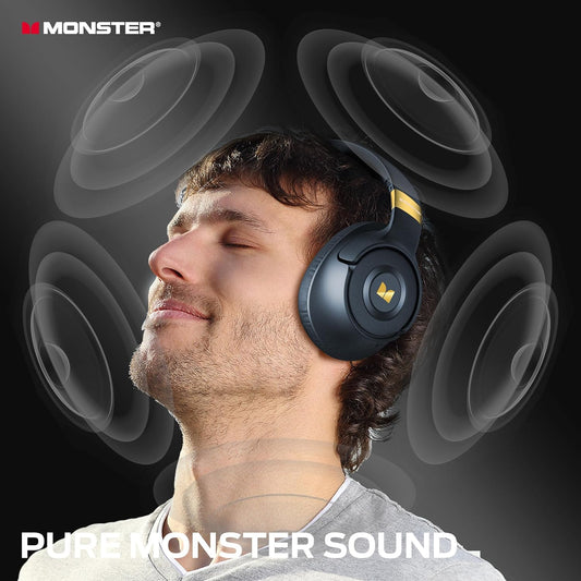 Ασύρματο ακουστικό Bluetooth Monster Persona SE, A2DP, ANC, Μπλε