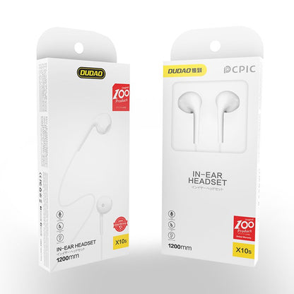 Handsfree 3.5mm Dudao X10S, Λευκό