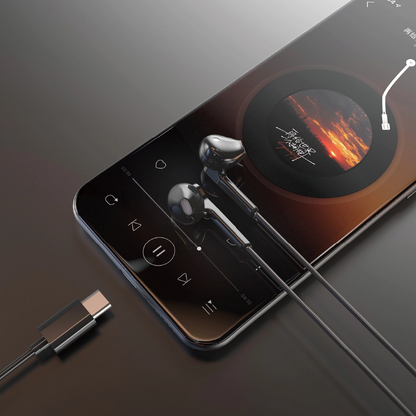 Handsfree USB-C Dudao X3C, Μαύρο