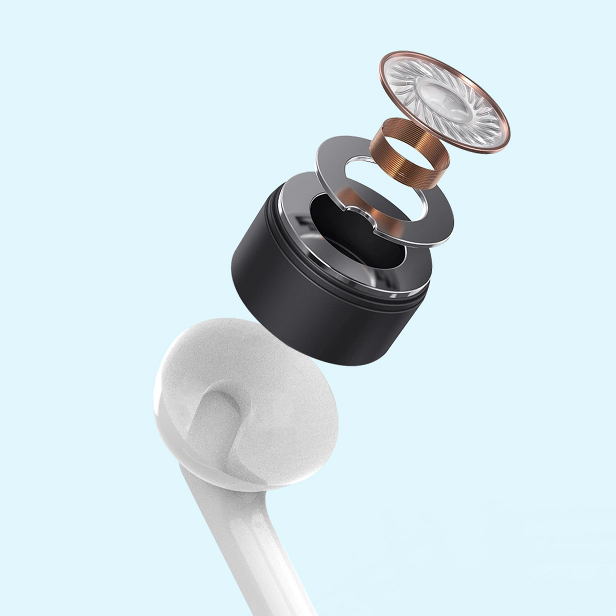 Handsfree USB-C Dudao X3C, Λευκό