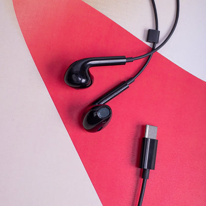 Handsfree USB-C MaXlife MXEP-04, Black