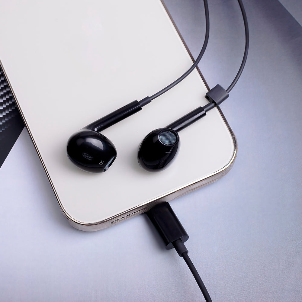 Handsfree USB-C MaXlife MXEP-04, Black