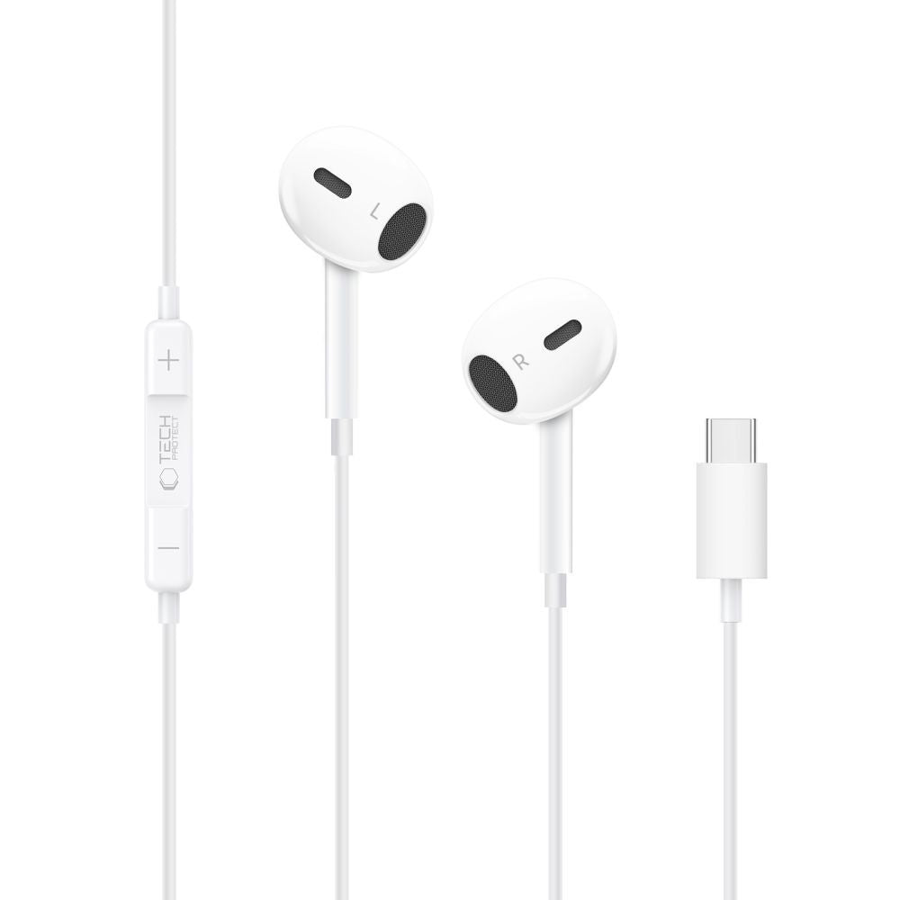 Handsfree USB-C Tech-Protect Ultraboost Core G2, White