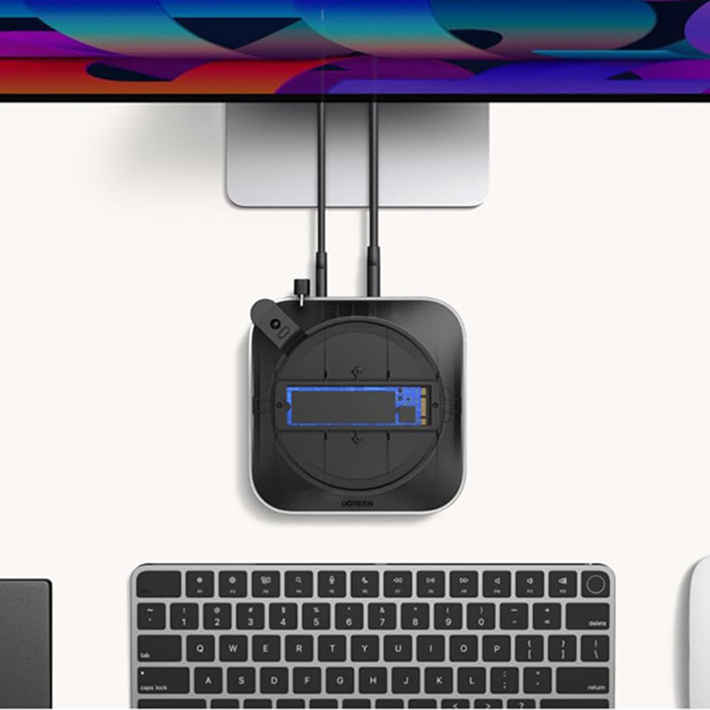 Πολυλειτουργικός Hub UGREEN CM841A (95094) για Apple Mac Mini M4 / Mini M4 Pro, 10σε1, Γκρι
