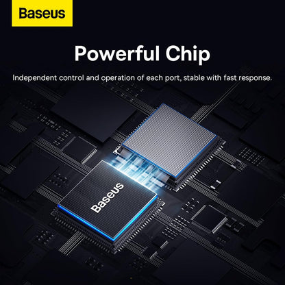 Hub USB-C Baseus UltraJoy, 3 x USB-A 3.0 - 1 x USB-C - 1 x HDMI - 1 x RJ45, Γκρι B00052807813-00