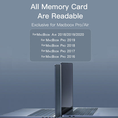 USB-C Hub Yesido HB10 για Apple MacBook Pro / Air Series, 6σε1, Γκρι
