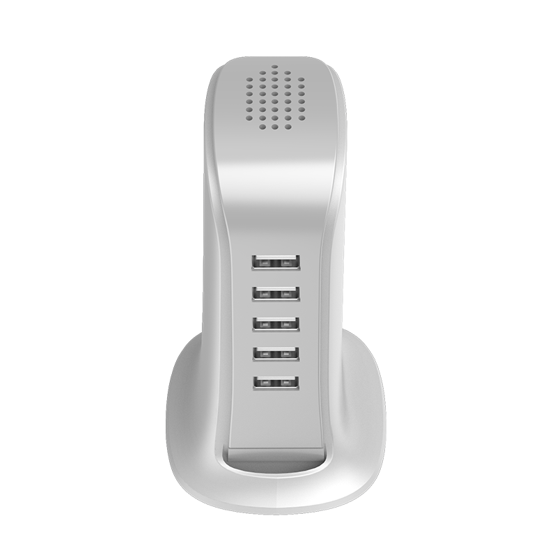 Dudao A5EU Station Charger, 25W, 5A, 5 x USB-A, White