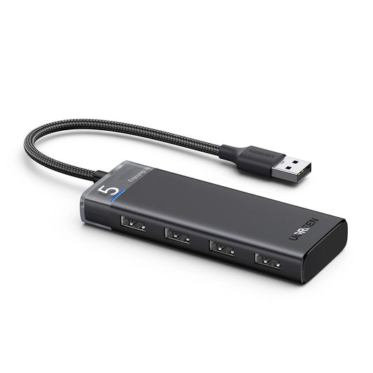 USB Hub UGREEN CM653, 4 x USB-A 3.0, Μαύρο