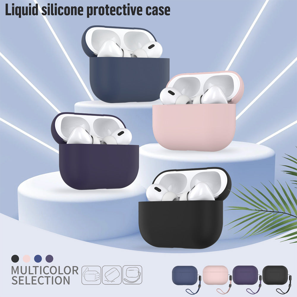 Blueo Liquid Case for Apple AirPods Pro 2, Navy Blue