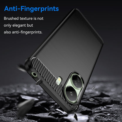 Camera Protection Case for Xiaomi Poco C65 / Redmi 13C, Techsuit, Carbon, Black